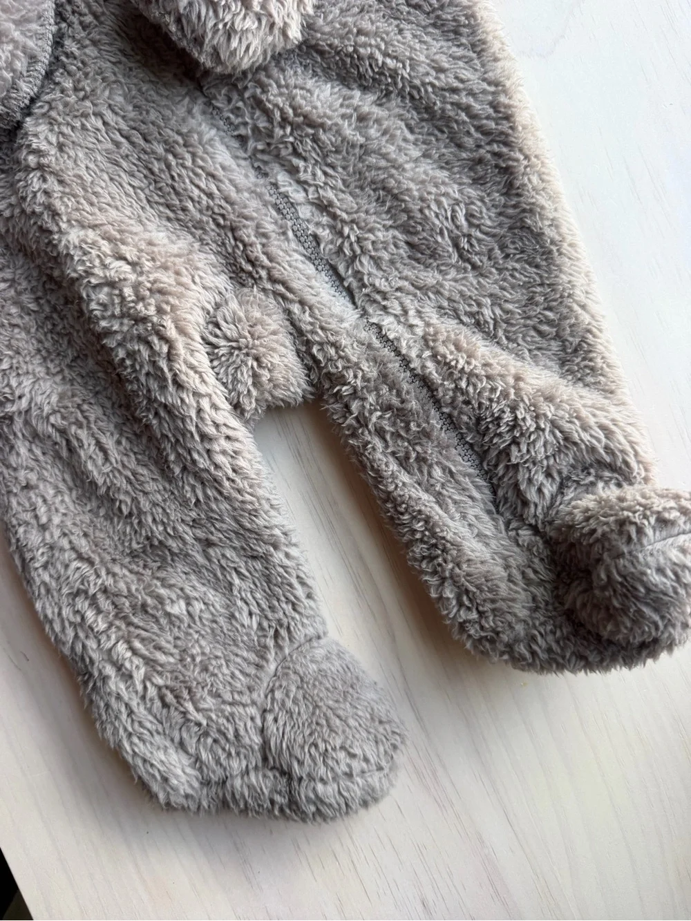 Carter's Plush Teddy Footed One-Piece - Brown